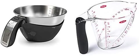 Morphy Richards 46611 Kitchen Scales, Equip Range, 3-in-1 Digital Scales with Jug, Red