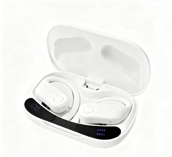Ordtop Bluetooth Kopfhörer in Ear Kopfhörer Kabellos Bluetooth, Dynamic Driver Stereo Wireless Earbud, 4 ENC Noise Cancelling Mic, IP7 Wasserdicht/LED-Anzeige/USB-C