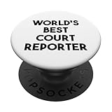 Gerichtsreporter Lustig - Der beste Gerichtsreporter der Welt PopSockets mit austauschbarem PopGrip