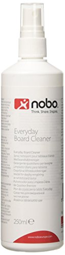 Nobo - Spray limpiador para pizarras blancas (250 ml)