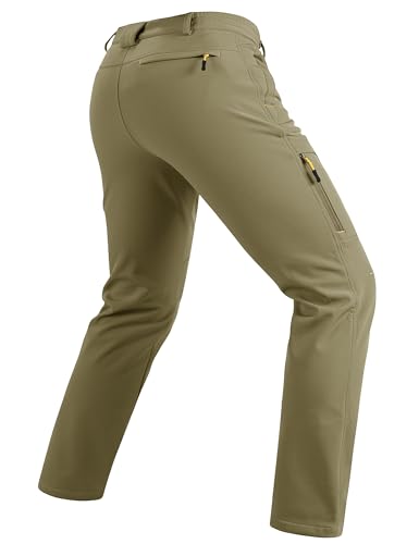 TACVASEN Winter Pants for Men Fleece Lined Waterproof Pants Insulated Hiking Pant for Ski Snowboard Outdoor Work Hunting2