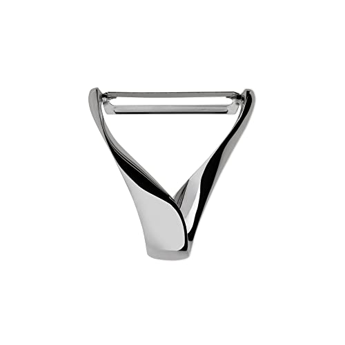 Alessi 18/10 Stainless Steel Mirror Polished Sfrido Peeler, Silver