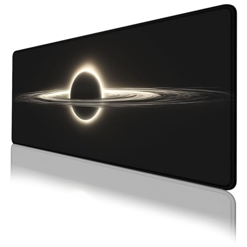 Tapis de souris espace grand format au design cosmique et finitions haute précision pour bureau