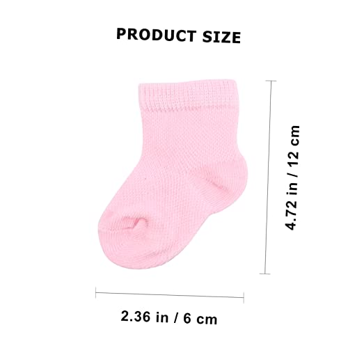 Kisangel 4 Pairs Socks and Mittens Soft Breathable Cotton Ankle Socks and Winter Gloves for Comfortable Showers2