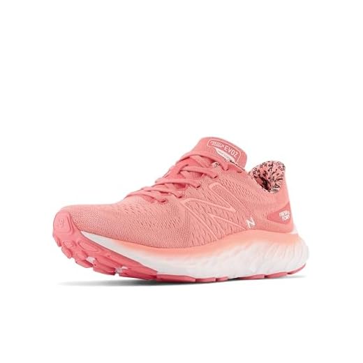New Balance Fresh Foam X Evoz V3 Tênis de corrida feminino, Rosa deserto/toranja, 38