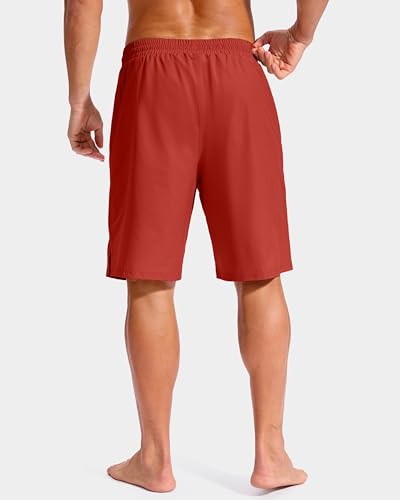 Image of G Gradual Mens Swim Trunks with Compression Liner 7 inch /9'' Quick Dry Board Shorts Swimsuit Bathing Suit for Men Zipper Pockets