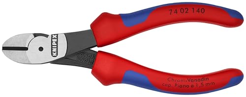 Knipex 74 02 140 High-leverage diagonal cutters, 5-1/2 in., comfort grip