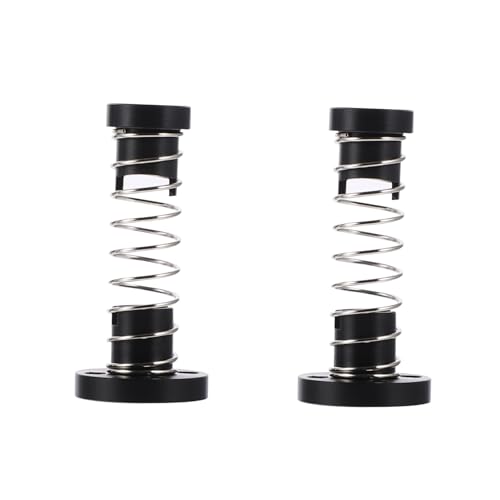 SOLUSTRE 4pcs Lead Screw Stainless Steel for Printer Pom Nuts Backlash Spring Printer Accessories for Elimination Gap Nu