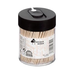 Palillos redondos Bosque Verde Bote 500 ud. Pack 2