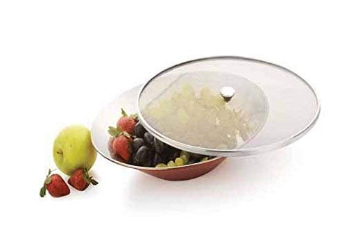 GAFFEL 2 Pcs Stainless Steel Milk Net Cover 8" and 10"/Vessel Net Cover/Multipurpose Net Lid/Lid for Fruits Vegetable Basket, Milk Pan, Food for Kitchen and Dining Table-Pack of 2 3