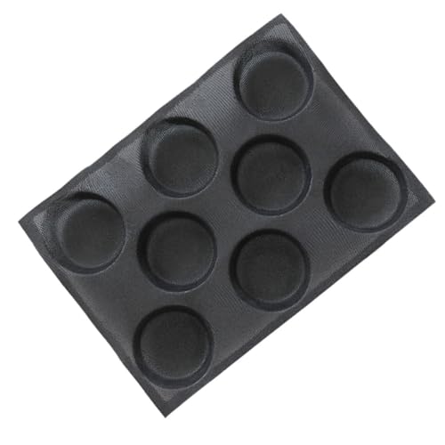 FUOYLOO Molde y Congelador, Adecuado para Hornear de Pan de Silicona Negro, Antiadherente y Apto para Microondas y de Pan