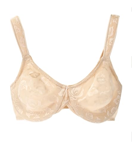 Image of DotVol Minimizer Everyday Underwire Bra with Unlined(Beige,38DD)