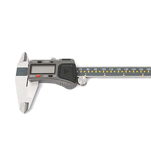 Pied à coulisse numérique 200 mm en acier avec grand écran LCD pour mesure précise