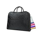 [あめてまり] 着物バッグ 持ち運び きもの一式 キルティング 人気 きもの持ち運びバッグ 手提げ ショルダー 2way 着物一式収納バッグ【ハンガー付】 和装バッグ 収納 ソフトタイプ 大型 大容量 大きめ ガーメントバッグ 黒 かわいい 風呂敷1枚付き(色サイズお任せ) 男女兼用