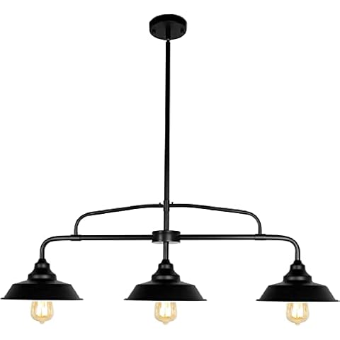 PUZHI HOME Black Pendant Lighting Fixture Cover