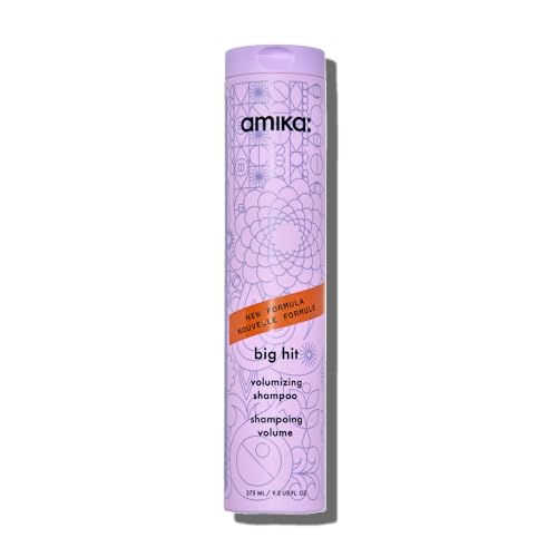 amika big hit volumizing shampoo, 275ml