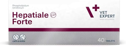 VetExpert Hepatiale Forte | 40 Tabletten | Ergänzungsfuttermittel für Hunde und Katzen