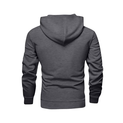 Mens Hoodies Workout Basic Fit Pullover Hoodie Oversized Pockets Drop Shoulder Soft Classic Fall Winter Clothes2