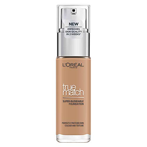 L'Oréal Paris Make-up designer True Match Foundation - Base de maquillaje, 7R/C Ambre Rose, 30 ml