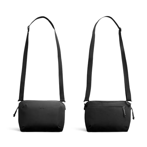Bellroy Venture Travel Crossbody (black crossbody bag/travel bag with RFID protection and optimized for travel) - JetBlack2