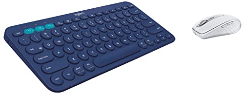 Image of Logitech MX Anywhere 3 Compact Performance Mouse Wireless, Magnetic Scrolling & K380 Wireless Multi-Device Keyboard for Windows, Apple iOS, Apple TV Android or Chrome, Bluetooth