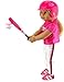 Hot Pink Baseball Uniform with Baseball Bat, Helmet, and Shoes (Doll Not Included) | 18 Inch Doll Clothes