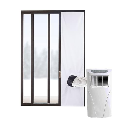 Tissu De Calfeutrage Pour Porte Fenêtres Pour Climatiseur Mobile, 200/300cm Kit Joint De Porte Fenêtre Climatisation Mobile, Pour Climatiseurs L'Arrêt D'Air...