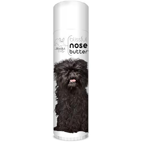 Image of The Blissful Dog Affenpinscher Nose Butter for Dry, Cracked Skin, Lick-Safe Dog Nose Balm with Moisturizing Shea Butter, Almond, Olive, and Essential Oils, Pet Supplies, Uncented, 0.50 oz.