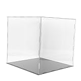 Milisten Kasten Acryl-Display-Box Halter Fußball Vitrine transparente Anzeigekoffer Basketball Vitrine Fußballvitrine für den Haushalt Basketball -Aufbewahrung