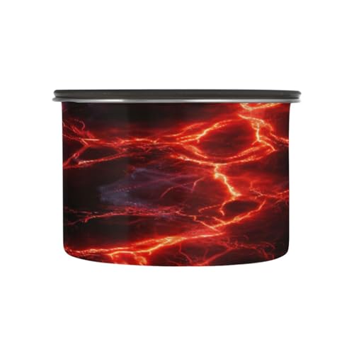 Envase hermético Blueangle acero inoxidable 500 ml rojo