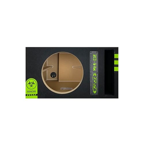 Image of 30HZ Reinforced Competition Single Ported Sub Box Sub Woofer Enclosure Speaker Box Car Audio Subwoofer Ground Shaker Box Ground-Shaker (Biohazard, 8 inch)