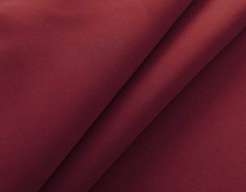 Gardinenbox Newyork 201920600 Opaque Bordeaux Curtain H x W 160 x 140 cm Pack of 1 Thermal Blackout Curtain Blackout Eyelets Sound-Absorbing Oeko-Tex UV Protection Tiebacks - Image 3