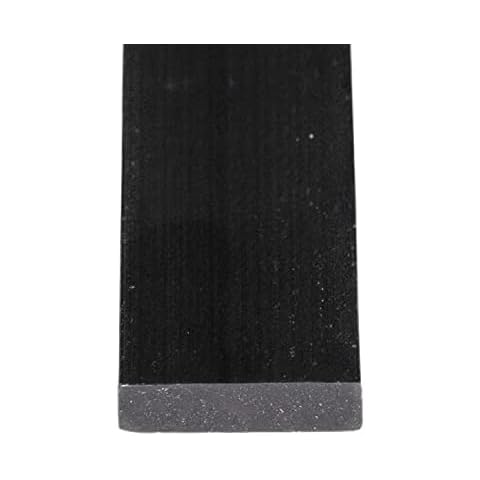 Orange Aluminum Flat Bar: 1/8" x 1/2" Black Anodized, 48" Length Cover