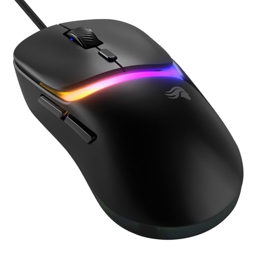 UNA CATEGORIA DI PESO TUTTA SUA: con i suoi 57 g, il D3 cablato è uno dei mouse più leggeri della sua categoria, senza rinunciare a un design solido che conferisce alla scocca un aspetto e una sensazione di qualità superiore.