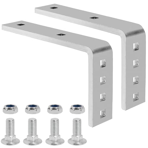 2-Pack Heavy Duty Trailer Fenders Brackets Kit for Boat & Utility Trailers, Galvanized Steel Mount for 8
