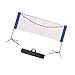 RNXRZANK Portable Badminton and Volleyball Net with Carry Bag for Outdoor and Indoor Sports, 6.1m