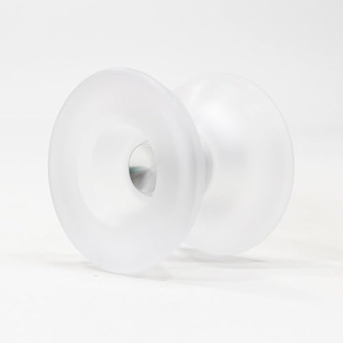 Pure 2 YoYo - YoYo de policarbonato mecanizado (transparente con buje plateado)