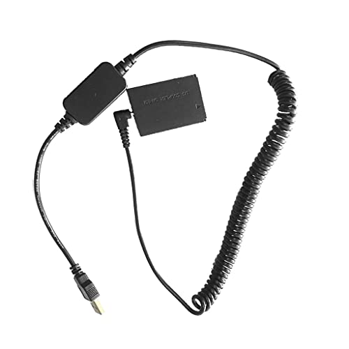 Image of LP-E12 Dummy Battery DR-E12 DC Coupler with D-Tap Cable for Canon EOS M M2 M10