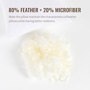 Feather Throw Pillow Inserts Set of 4 Soft Fluffy Square 16 x 16 Inches Decorative Pillow Insert Feather and Down Filled Euro Pillows