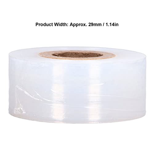 Grafting Tape Stretchable Garden Fruit Tree Grafting Tape, Plants Repair Tapes for Floral and Poly Budding Nursery Grafting Clear Floristry Film Tool Self Adhesive, 1 Pack