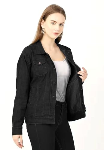 Tripursundari Fashion black denim jacket – image 3