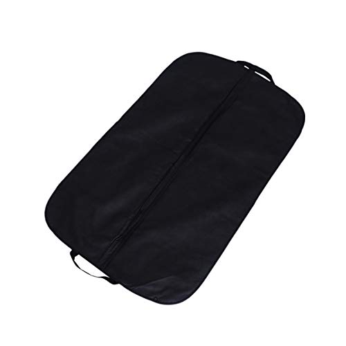 Angoily Garment Bag for Travel and Storage, 39. 4 Long Breathable Suit Garment Dress Shirts Coat Cover Bag with Carry Handle, Black