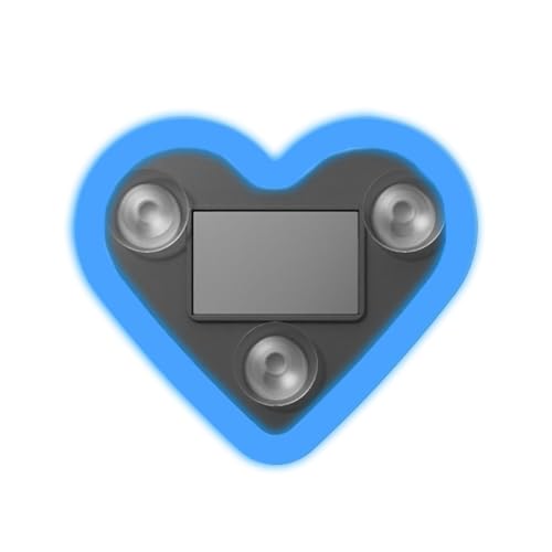 Zahoken Iluminación Ambiental Interior Coche | Luz LED Ambiental Coche Forma Corazón | Luz Neón Decorativa Mejora la Atmosfera en Puertas del Vehículo para Fiestas | Día de San Valentín Moto Puerta