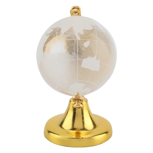 Generic Globo Terráqueo Redondo Mapa del Mundo Esfera de Cristal Bola de Cristal Decorativa Bonitos Accesorios para Tomar Fotografías para Decoración de la Oficina en el Hogar, la Mejor Opción de