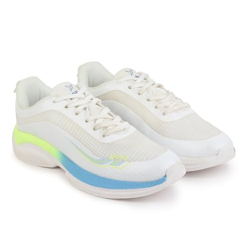 Image of YOHO RushHour Dynamiq Sports Shoes for Men |Cushioned Insole, Stylish, Casual & Sneakers for Gents | Lightweight, Anti-Skid Shoe for Gym, Walking, Running & Everyday Use-1800