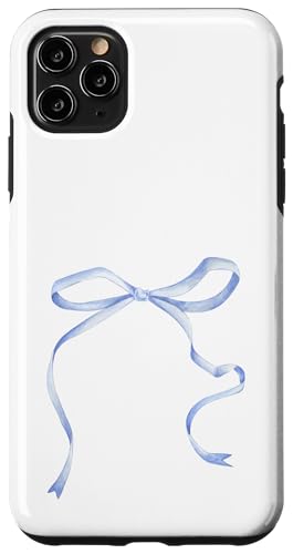 Cute Coquette Blue Bow Aesthetic Girl Women Pattern Decor X}zP[X iPhone 11 Pro Max p