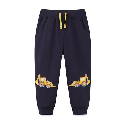 TCWWBB Boys Cotton Digger Pattern Sweatpants Cover