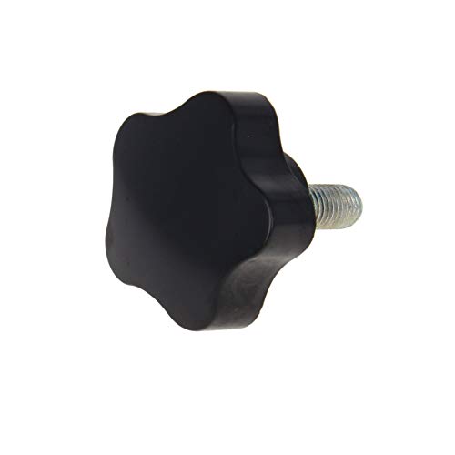 Othmro M10×25mm Male Thread Clamping Knobs Grip, 1pc Thumb Screws Star Head Handle Knobs Tightening Screw Bakelite Knob - Image 2