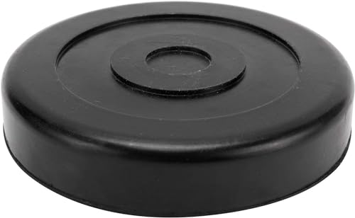 Image of Round Rubber Lift Arm Pads 4 Pack Compatible with BendPak or Danmar Lift Hoist Crane Pads