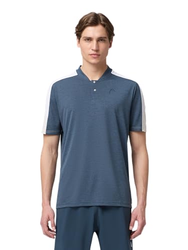 Polo respirant HEAD homme t-shirt de sport manches courtes respirant